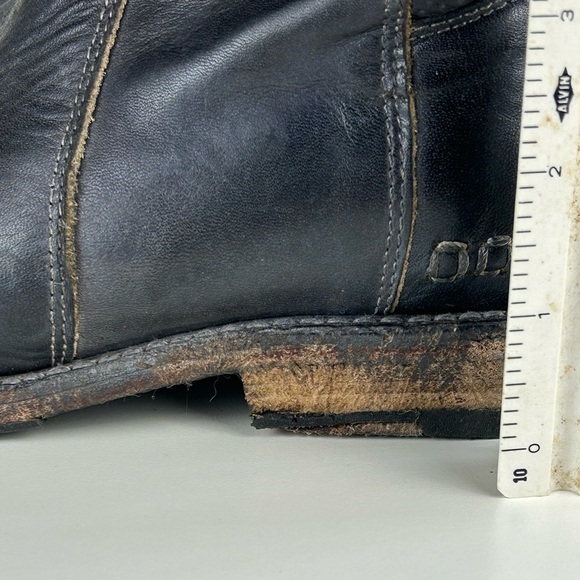 BED STU ANNETTE MOTO COMBAT DISTRESSED MID CALF LEATHER BOOTS SIZE 7 - Picture 7 of 10